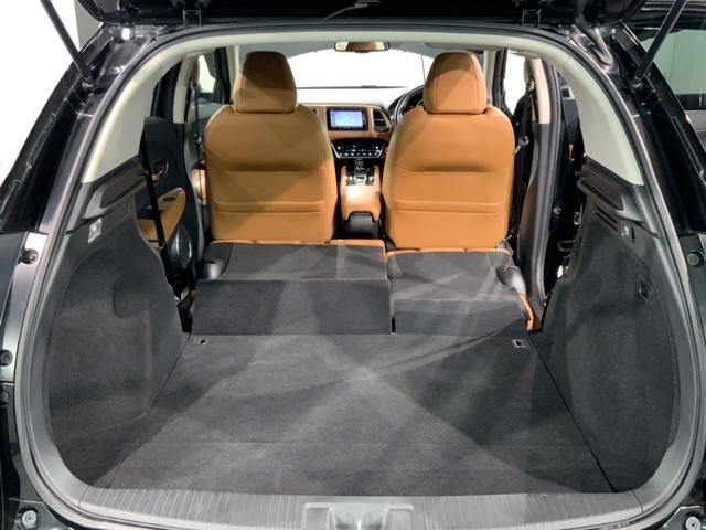 ヴェゼル ハイブリッドZ・ホンダセンシング 最長5年保証 ワンオーナー ナビVXM-194VFi TV Rカメラ BTオ-ディオ DVD ETC LEDライト VSA シートヒーター クルコン アルミ フォグ スマキー 盗難防止装置 整備記録簿(19枚目)