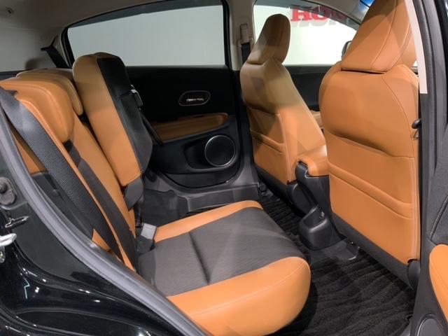 ヴェゼル ハイブリッドZ・ホンダセンシング 最長5年保証 ワンオーナー ナビVXM-194VFi TV Rカメラ BTオ-ディオ DVD ETC LEDライト VSA シートヒーター クルコン アルミ フォグ スマキー 盗難防止装置 整備記録簿(35枚目)