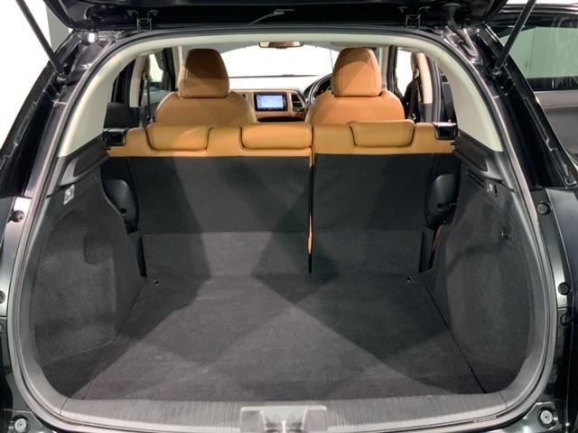 ヴェゼル ハイブリッドZ・ホンダセンシング 最長5年保証 ワンオーナー ナビVXM-194VFi TV Rカメラ BTオ-ディオ DVD ETC LEDライト VSA シートヒーター クルコン アルミ フォグ スマキー 盗難防止装置 整備記録簿(38枚目)