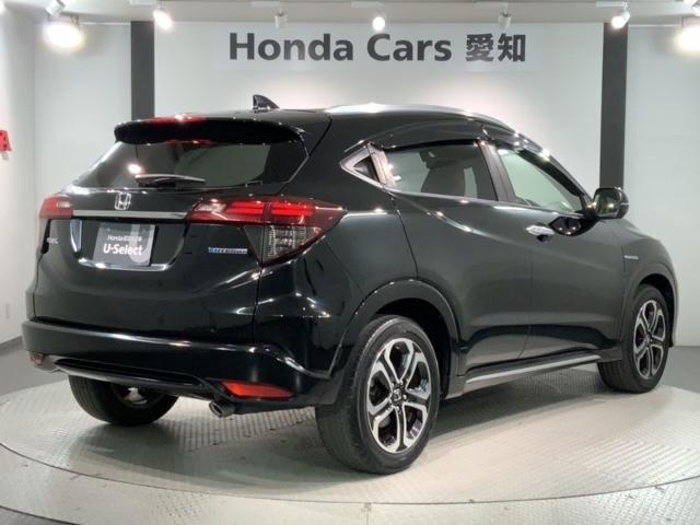 ヴェゼル ハイブリッドZ・ホンダセンシング 最長5年保証 ワンオーナー ナビVXM-194VFi TV Rカメラ BTオ-ディオ DVD ETC LEDライト VSA シートヒーター クルコン アルミ フォグ スマキー 盗難防止装置 整備記録簿(50枚目)