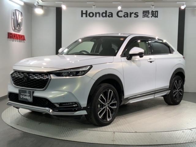 ヴェゼル ｅ：ＨＥＶ　Ｚ　Ｈ　ＳＥＮＳＩＮＧ　最長５年保証　ワンオーナー　純正ナビＴＶ　Ｒカメラ　マルチビュ－　ＥＴＣ　ＬＥＤライト　ＶＳＡ　シ－トヒ－タ－　クルコン　アルミ　スマ－トキ－　スペアキ－　盗難防止装置　整備記録簿（46枚目）