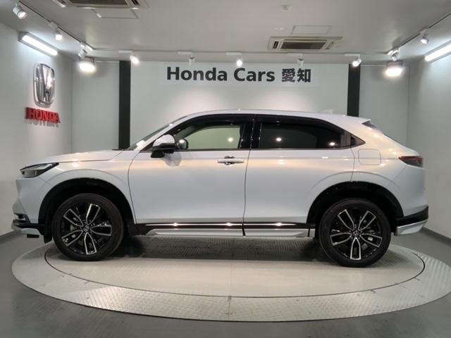 ヴェゼル ｅ：ＨＥＶ　Ｚ　Ｈ　ＳＥＮＳＩＮＧ　最長５年保証　ワンオーナー　純正ナビＴＶ　Ｒカメラ　マルチビュ－　ＥＴＣ　ＬＥＤライト　ＶＳＡ　シ－トヒ－タ－　クルコン　アルミ　スマ－トキ－　スペアキ－　盗難防止装置　整備記録簿（47枚目）