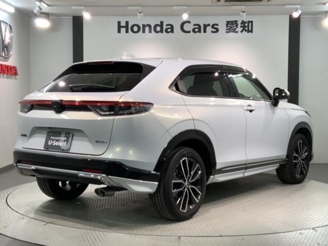 ヴェゼル ｅ：ＨＥＶ　Ｚ　Ｈ　ＳＥＮＳＩＮＧ　最長５年保証　ワンオーナー　純正ナビＴＶ　Ｒカメラ　マルチビュ－　ＥＴＣ　ＬＥＤライト　ＶＳＡ　シ－トヒ－タ－　クルコン　アルミ　スマ－トキ－　スペアキ－　盗難防止装置　整備記録簿（50枚目）