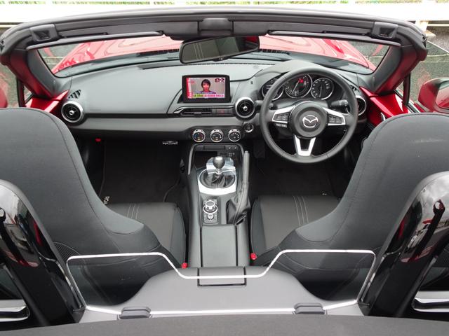 ロードスター Ｓスペシャルパッケージ　ＲＡＹＺ１６インチ　スリットブレーキローター　ＨＫＳマフラー　ＴＥＩＮ車高調　クスコタワーバー　サクションパイプ　オートエグゼクイックシフター　メンバーブレースバー　純正ナビ　フルセグ　Ｂカメラ（4枚目）