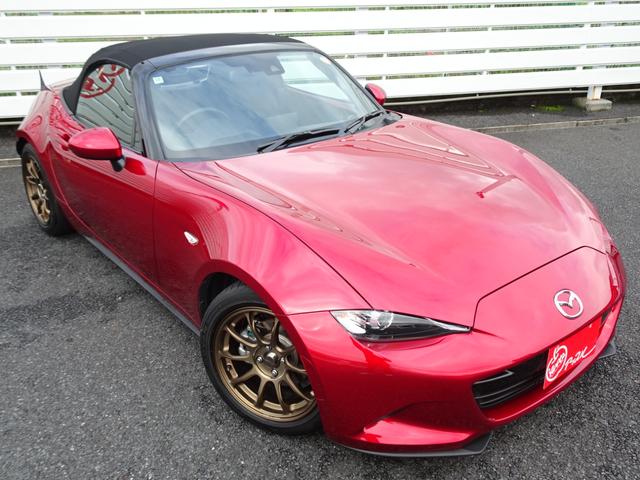 ロードスター Ｓスペシャルパッケージ　ＲＡＹＺ１６インチ　スリットブレーキローター　ＨＫＳマフラー　ＴＥＩＮ車高調　クスコタワーバー　サクションパイプ　オートエグゼクイックシフター　メンバーブレースバー　純正ナビ　フルセグ　Ｂカメラ（5枚目）