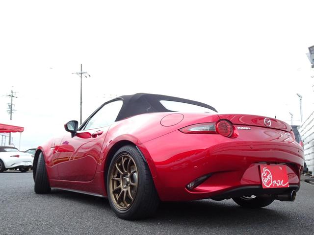 ロードスター Ｓスペシャルパッケージ　ＲＡＹＺ１６インチ　スリットブレーキローター　ＨＫＳマフラー　ＴＥＩＮ車高調　クスコタワーバー　サクションパイプ　オートエグゼクイックシフター　メンバーブレースバー　純正ナビ　フルセグ　Ｂカメラ（43枚目）
