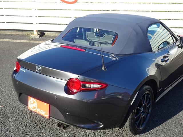 ロードスター ネイビー・トップ オプションRAYZ16インチ&ブレンボキャリパー 6速ミッション 純正ナビ 黒革シート クルーズコントロール シートヒーター LEDヘッド フルセグTV バックカメラ(8枚目)