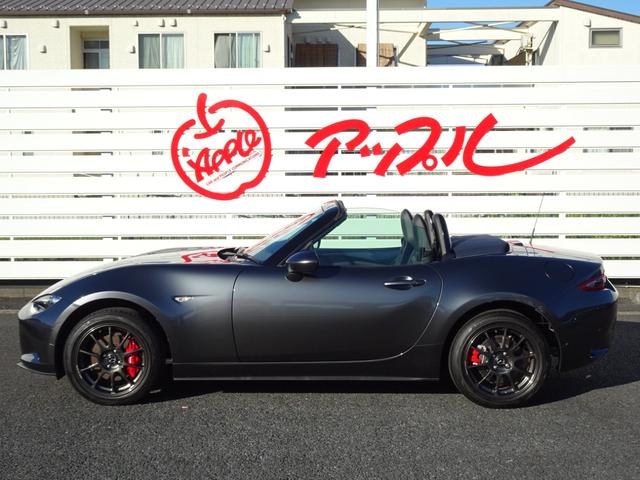 ロードスター ネイビー・トップ オプションRAYZ16インチ&ブレンボキャリパー 6速ミッション 純正ナビ 黒革シート クルーズコントロール シートヒーター LEDヘッド フルセグTV バックカメラ(12枚目)