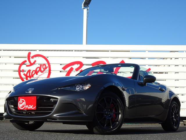 ロードスター ネイビー・トップ オプションRAYZ16インチ&ブレンボキャリパー 6速ミッション 純正ナビ 黒革シート クルーズコントロール シートヒーター LEDヘッド フルセグTV バックカメラ(13枚目)