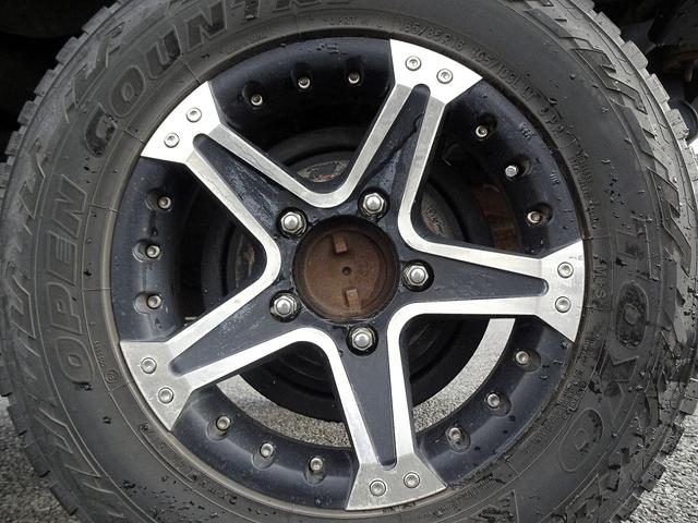 ジムニー XG グリルガード リフトアップ 前後バンパーチッピング塗装 外品アルミホイール カロッツェリアナビゲーション フルセグテレビ(21枚目)