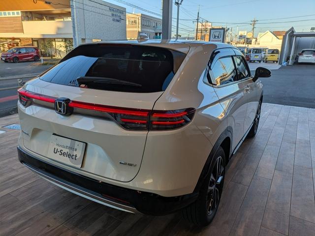 ヴェゼル ｅ：ＨＥＶＺ　２年間走行無制限保証　ホンダセンシングドラレコ前後　フルセグＴＶ　ＬＥＤヘッドライト純正ＮＡＶＩ　ＥＴＣ２．０　バックカメラ　１０スピーカー　　　ワンオーナー　禁煙車（8枚目）