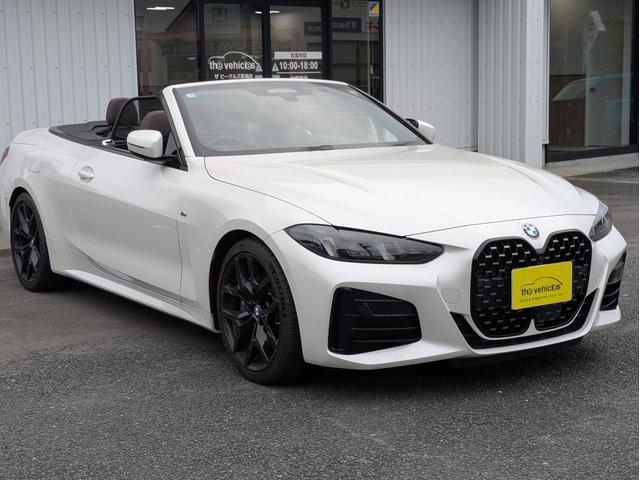 ４シリーズ ４２０ｉカブリオレ　Ｍスポーツ　レーザーテールライト　純正１９インチアルミ　革シート　エアシート　スマートキー　純正ナビ　地デジＴＶ　３６０°カメラ　エマージェンシーブレーキ　ユーザー買取車（6枚目）