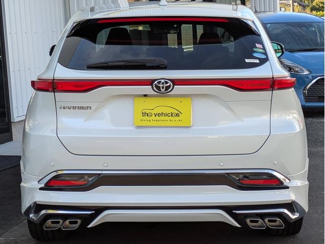 ハリアー Ｚ　レザーパッケージ　モデリスタエアロ　ＪＢＬサウンドナビ　３６０°カメラ　純正ナビ　地デジＴＶ　革シート　エアシート　デジタルインナーミラー　パワーバックドア　トヨタセーフティセンス　ＢＳＭ　ＨＵＤ（3枚目）