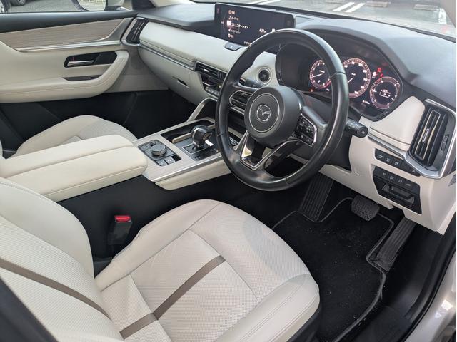 ＣＸ－６０ ２５Ｓ　エクスクルーシブモード　ホワイトレザーシート　エアシート　スマートキー　パワーバックドア　純正ナビ　地デジＴＶ　３６０°カメラ　ブルートゥース　ＥＴＣ　スマートブレーキサポート　レーンキープ（11枚目）