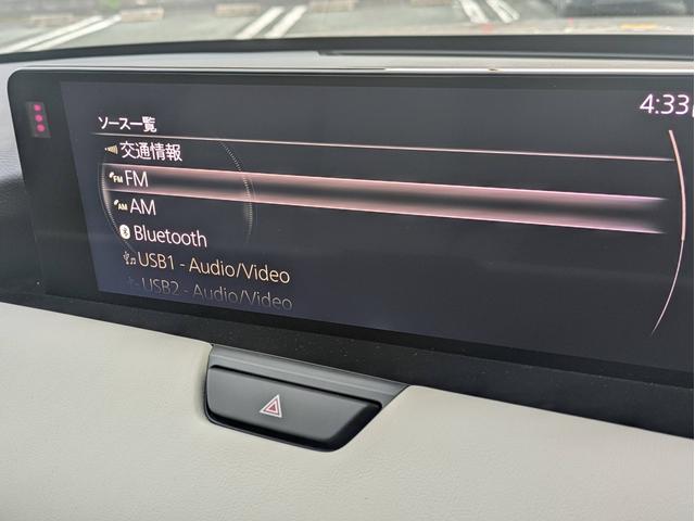 ＣＸ－６０ ２５Ｓ　エクスクルーシブモード　ホワイトレザーシート　エアシート　スマートキー　パワーバックドア　純正ナビ　地デジＴＶ　３６０°カメラ　ブルートゥース　ＥＴＣ　スマートブレーキサポート　レーンキープ（12枚目）