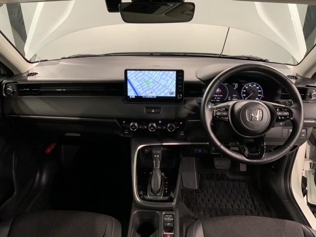 ヴェゼル e:HEV Z H SENSING 最長5年保証 禁煙1オーナー 純正ナビナビVXU-225VZi TV Rカメ BTオ-ディオ DVD ETC LEDライト シ-トヒ-タ- 純正アルミ スマ-トキー(9枚目)