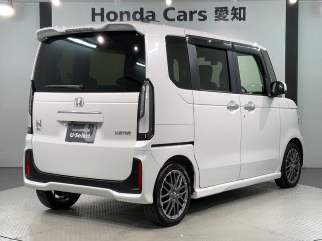 N-BOXカスタム ターボ H SENSING 最長5年保証 禁煙1オ-ナ- 純正ナビVXM-245ZFEI フルセグ Bluetooth Rカメラ 両側電動 LEDライト 社外前後ドラレコ シートヒーター 純正アルミ(50枚目)