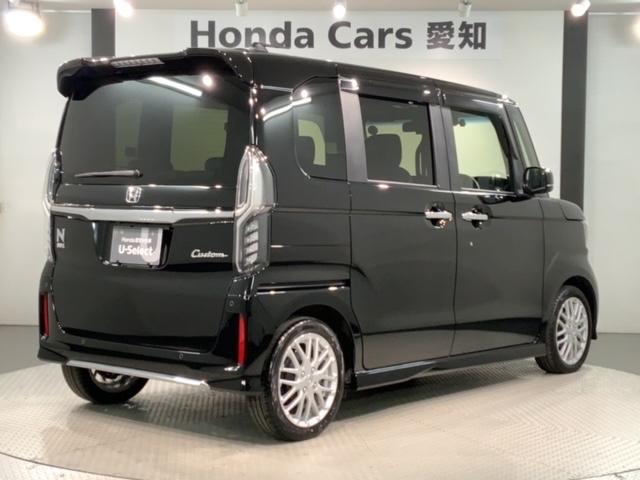 N-BOXカスタム Lターボ H SENSING 最長5年保証 禁煙1オ-ナ- 純正ナビVXU-227NBI フルセグ Bluetooth Rカメラ LEDライト 社外前後ドラレコ シートヒーター サイドエアバック 純正アルミ(50枚目)