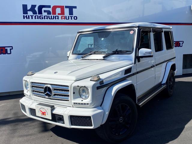 中古車 メルセデス ベンツ gクラス g350dロング ディーゼルターボ ラグジュアリーpkg後期 g350d 純正ナビ フルセグ バックカメラ 黒革シート ヒーター etc サンルーフ pts キーレス ラグジュアリーpkg サイドカメラ オーバーフェンダー 愛知