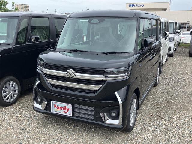 スペーシアカスタム ハイブリッドＧＳ　届け出済み未使用車　両側スライド・片側電動　クリアランスソナー　オートクルーズコントロール　レーンアシスト　衝突被害軽減システム　オートライト　ＬＥＤヘッドランプ　スマートキー　アイドリングストップ（15枚目）