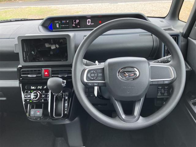 タント Ｘ　届け出済み未使用車　バックカメラ　両側電動スライドドア　クリアランスソナー　衝突被害軽減システム　オートライト　ＬＥＤヘッドランプ　スマートキー　アイドリングストップ　電動格納ミラー　シートヒーター（7枚目）