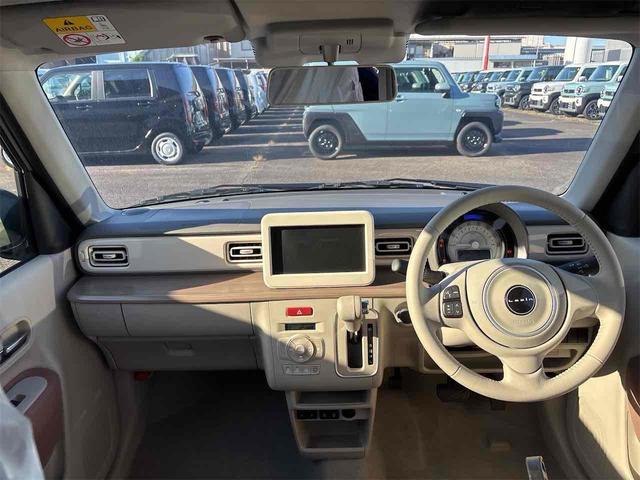 アルトラパン X 届け出済み未使用車 クリアランスソナー レーンアシスト 衝突被害軽減システム オートライト LEDヘッドランプ スマートキー アイドリングストップ 電動格納ミラー シートヒーター ベンチシート CVT(6枚目)