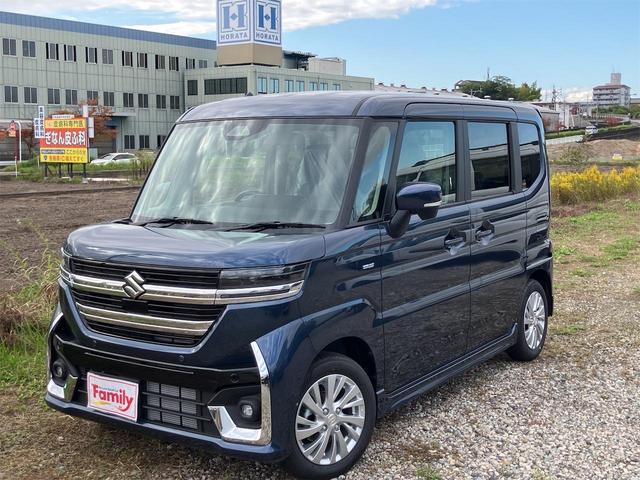 スペーシアカスタム ハイブリッドＧＳ　両側スライド・片側電動　クリアランスソナー　オートクルーズコントロール　レーンアシスト　衝突被害軽減システム　オートライト　ＬＥＤヘッドランプ　スマートキー　アイドリングストップ　電動格納ミラー（15枚目）