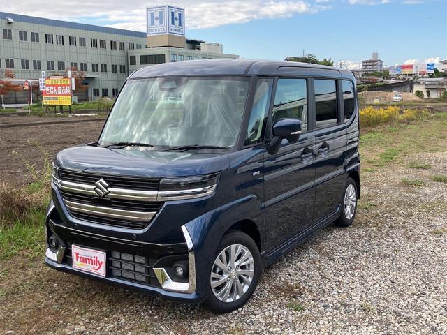 スペーシアカスタム ハイブリッドＧＳ　両側スライド・片側電動　クリアランスソナー　オートクルーズコントロール　レーンアシスト　衝突被害軽減システム　オートライト　ＬＥＤヘッドランプ　スマートキー　アイドリングストップ　電動格納ミラー（24枚目）