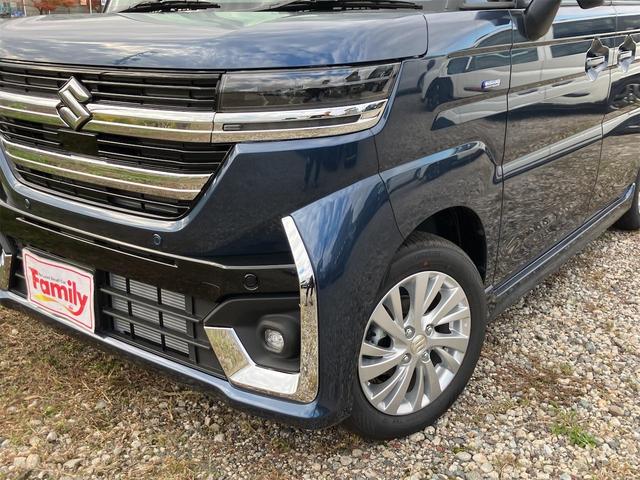 スペーシアカスタム ハイブリッドＧＳ　両側スライド・片側電動　クリアランスソナー　オートクルーズコントロール　レーンアシスト　衝突被害軽減システム　オートライト　ＬＥＤヘッドランプ　スマートキー　アイドリングストップ　電動格納ミラー（62枚目）