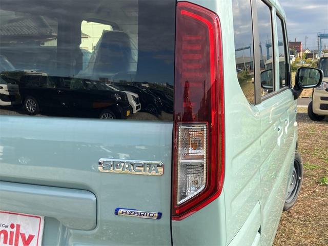 スペーシア ハイブリッドＧ　両側スライドドア　クリアランスソナー　衝突被害軽減システム　オートライト　ＬＥＤヘッドランプ　スマートキー　アイドリングストップ　電動格納ミラー　ベンチシート　ＣＶＴ　盗難防止システム　ＡＢＳ　ＥＳＣ（76枚目）