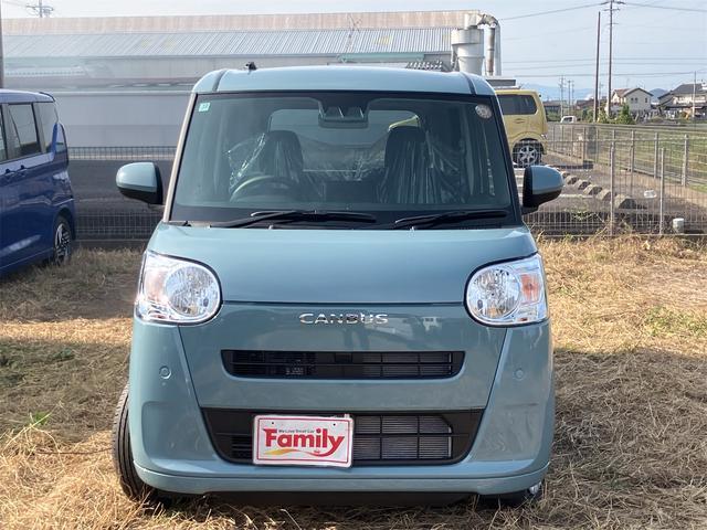ムーヴキャンバス セオリーＸ　届け出済み未使用車　両側電動スライドドア　クリアランスソナー　レーンアシスト　衝突被害軽減システム　オートライト　スマートキー　アイドリングストップ　電動格納ミラー　ベンチシート　ＣＶＴ（18枚目）