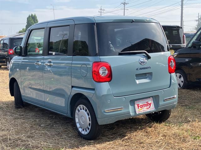 ムーヴキャンバス セオリーＸ　届け出済み未使用車　両側電動スライドドア　クリアランスソナー　レーンアシスト　衝突被害軽減システム　オートライト　スマートキー　アイドリングストップ　電動格納ミラー　ベンチシート　ＣＶＴ（21枚目）