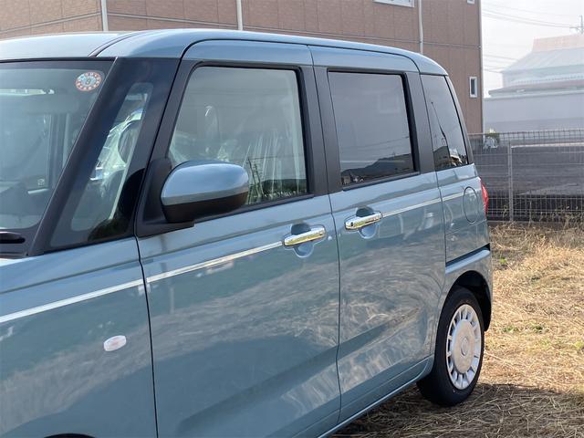 ムーヴキャンバス セオリーＸ　届け出済み未使用車　両側電動スライドドア　クリアランスソナー　レーンアシスト　衝突被害軽減システム　オートライト　スマートキー　アイドリングストップ　電動格納ミラー　ベンチシート　ＣＶＴ（64枚目）