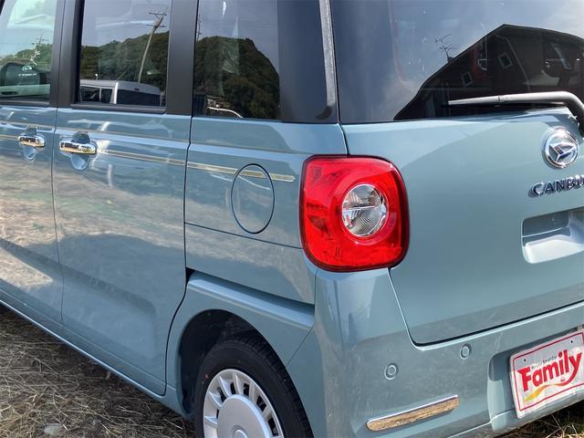 ムーヴキャンバス セオリーＸ　届け出済み未使用車　両側電動スライドドア　クリアランスソナー　レーンアシスト　衝突被害軽減システム　オートライト　スマートキー　アイドリングストップ　電動格納ミラー　ベンチシート　ＣＶＴ（70枚目）