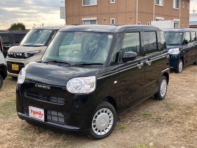 ムーヴキャンバス セオリーＸ　両側電動スライドドア　クリアランスソナー　衝突被害軽減システム　オートライト　スマートキー　アイドリングストップ　電動格納ミラー　ベンチシート　ＣＶＴ　盗難防止システム　ＡＢＳ　ＥＳＣ　衝突安全ボディ（47枚目）