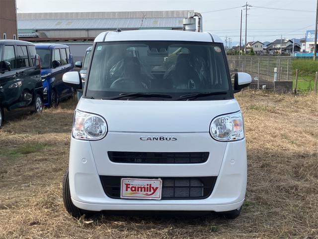 ムーヴキャンバス セオリーＸ　届け出済み未使用車　両側電動スライドドア　クリアランスソナー　レーンアシスト　衝突被害軽減システム　オートライト　スマートキー　アイドリングストップ　電動格納ミラー　ベンチシート　ＣＶＴ（17枚目）