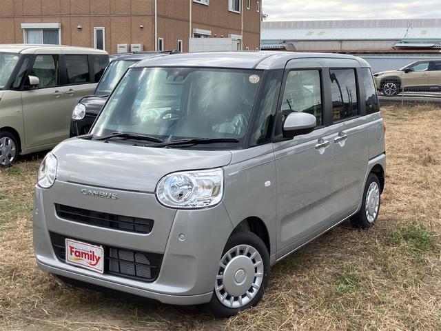 ムーヴキャンバス セオリーＸ　届け出済み未使用車　両側電動スライドドア　クリアランスソナー　レーンアシスト　衝突被害軽減システム　オートライト　スマートキー　アイドリングストップ　電動格納ミラー　ベンチシート　ＣＶＴ（17枚目）