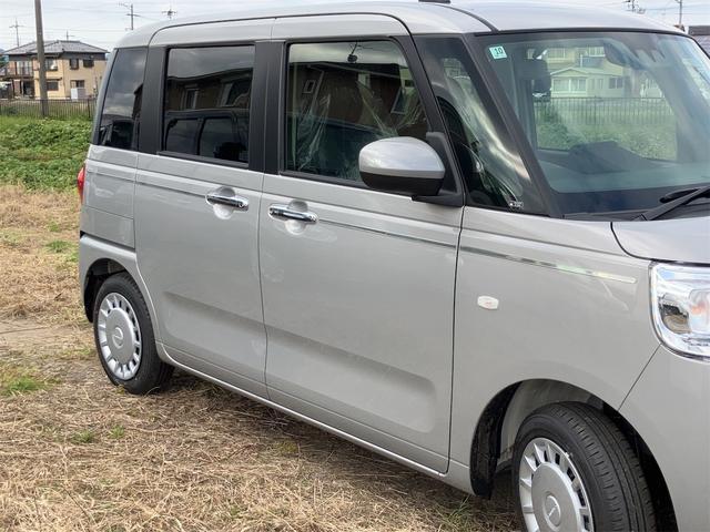 ムーヴキャンバス セオリーＸ　届け出済み未使用車　両側電動スライドドア　クリアランスソナー　レーンアシスト　衝突被害軽減システム　オートライト　スマートキー　アイドリングストップ　電動格納ミラー　ベンチシート　ＣＶＴ（55枚目）