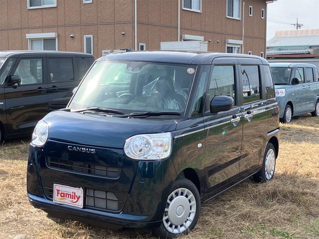 ムーヴキャンバス セオリーＸ　届け出済み未使用車　両側電動スライドドア　クリアランスソナー　衝突被害軽減システム　オートライト　スマートキー　アイドリングストップ　電動格納ミラー　ベンチシート　ＣＶＴ　盗難防止システム　ＡＢＳ（16枚目）