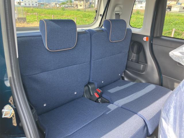 ムーヴキャンバス セオリーＸ　届け出済み未使用車　両側電動スライドドア　クリアランスソナー　衝突被害軽減システム　オートライト　スマートキー　アイドリングストップ　電動格納ミラー　ベンチシート　ＣＶＴ　盗難防止システム　ＡＢＳ（45枚目）