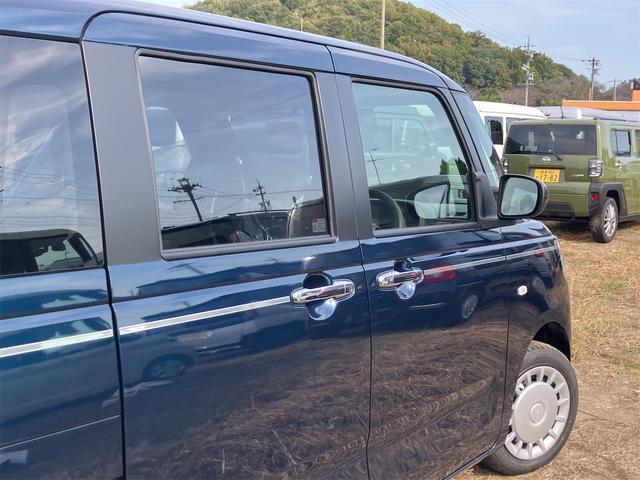 ムーヴキャンバス セオリーＸ　届け出済み未使用車　両側電動スライドドア　クリアランスソナー　衝突被害軽減システム　オートライト　スマートキー　アイドリングストップ　電動格納ミラー　ベンチシート　ＣＶＴ　盗難防止システム　ＡＢＳ（72枚目）