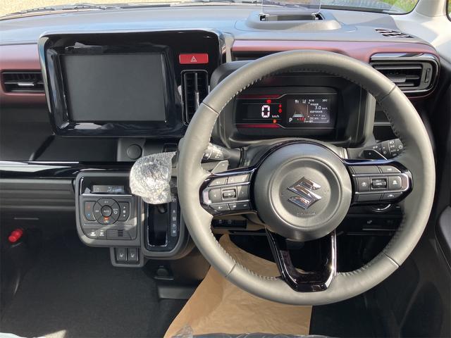 スペーシアカスタム ハイブリッドＸＳターボ　届け出済み未使用車　両側電動スライドドア　クリアランスソナー　オートクルーズコントロール　レーンアシスト　衝突被害軽減システム　オートライト　ＬＥＤヘッドランプ　スマートキー　アイドリングストップ（7枚目）