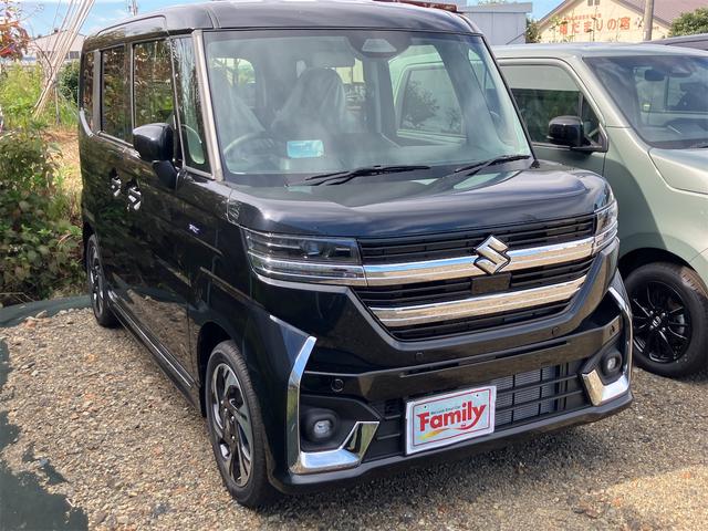 スペーシアカスタム ハイブリッドＸＳターボ　届け出済み未使用車　両側電動スライドドア　クリアランスソナー　オートクルーズコントロール　レーンアシスト　衝突被害軽減システム　オートライト　ＬＥＤヘッドランプ　スマートキー　アイドリングストップ（27枚目）