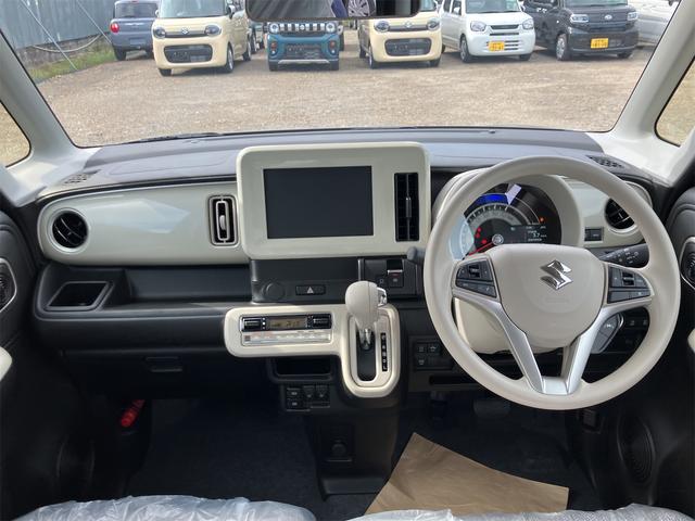 ワゴンＲスマイル クリームコーデ　届け出済み未使用車　両側電動スライドドア　クリアランスソナー　オートクルーズコントロール　レーンアシスト　衝突被害軽減システム　オートライト　ＬＥＤヘッドランプ　スマートキー　アイドリングストップ（6枚目）