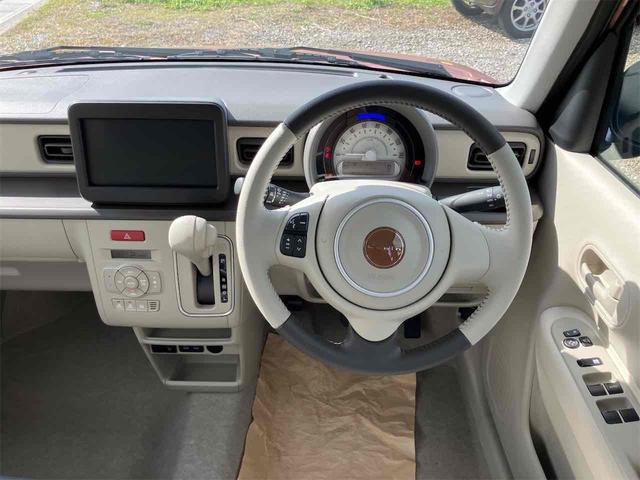 アルトラパンLC ハイブリッドL クリアランスソナー レーンアシスト 衝突被害軽減システム オートライト LEDヘッドランプ スマートキー アイドリングストップ 電動格納ミラー シートヒーター ベンチシート CVT 盗難防止システム(7枚目)