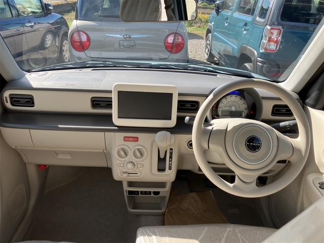 アルトラパン ハイブリッドＧ　届け出済み未使用車　クリアランスソナー　レーンアシスト　衝突被害軽減システム　オートライト　スマートキー　アイドリングストップ　電動格納ミラー　ベンチシート　ＣＶＴ　盗難防止システム　ＡＢＳ　ＥＳＣ（6枚目）