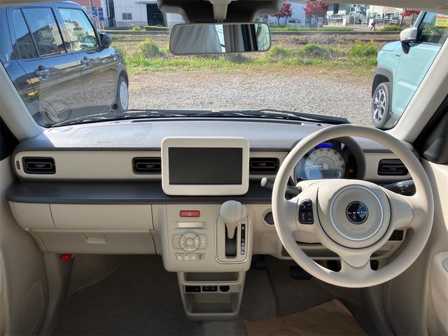 アルトラパン ハイブリッドＬ　届け出済み未使用車　クリアランスソナー　レーンアシスト　衝突被害軽減システム　オートライト　ＬＥＤヘッドランプ　スマートキー　アイドリングストップ　シートヒーター　ベンチシート　ＣＶＴ（6枚目）