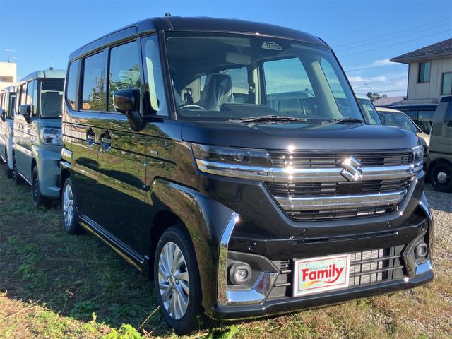 スペーシアカスタム ハイブリッドＧＳ　両側スライド・片側電動　クリアランスソナー　オートクルーズコントロール　レーンアシスト　衝突被害軽減システム　オートライト　ＬＥＤヘッドランプ　スマートキー　アイドリングストップ　電動格納ミラー（18枚目）