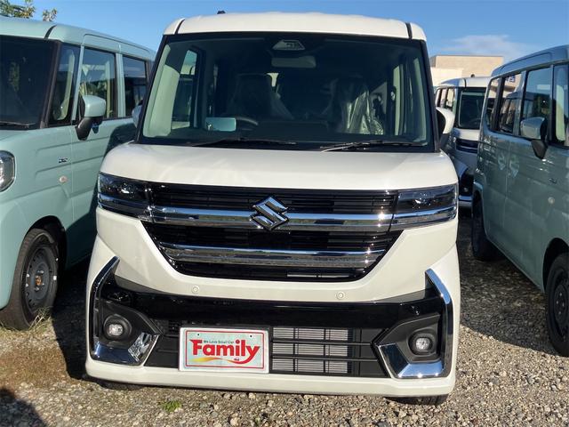 スペーシアカスタム ハイブリッドＸＳ　届け出済み未使用車　両側電動スライドドア　クリアランスソナー　オートクルーズコントロール　レーンアシスト　衝突被害軽減システム　オートライト　ＬＥＤヘッドランプ　スマートキー　アイドリングストップ（18枚目）