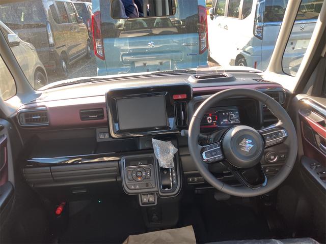 スペーシアカスタム ハイブリッドXS 届け出済み未使用車 両側電動スライドドア クリアランスソナー オートクルーズコントロール レーンアシスト 衝突被害軽減システム オートライト LEDヘッドランプ スマートキー アイドリングストップ(6枚目)